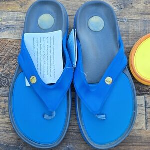 Hawaiian Jellys Blue Pool Flip Flops Men's Sandals Size 9